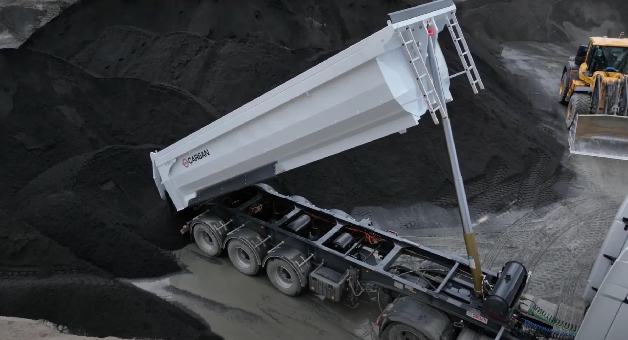 Çarsan Treyler Damper Treyler - carsan tipper trailer video üretim ve teslimat fotoğrafı