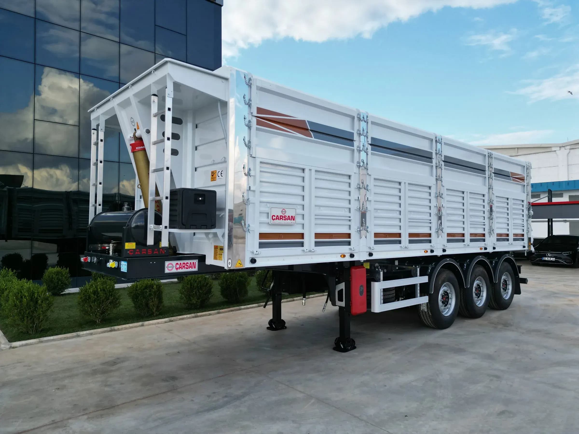 Çarsan Treyler Damper Treyler - hububat damper dorse üretim ve teslimat fotoğrafı